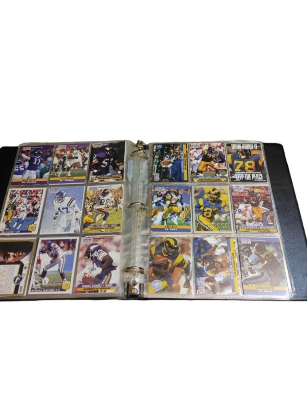 Huge Binder card Football Lot Rookies All Stars HOFs Cards From Different Eras